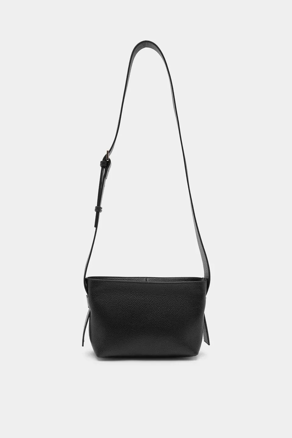 Bridie Leather Crossbody Bag Blk