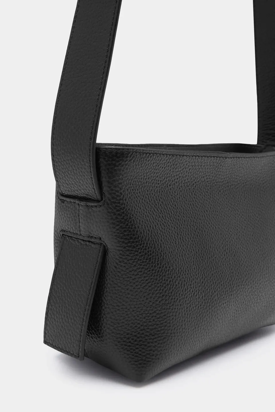 Bridie Leather Crossbody Bag Blk