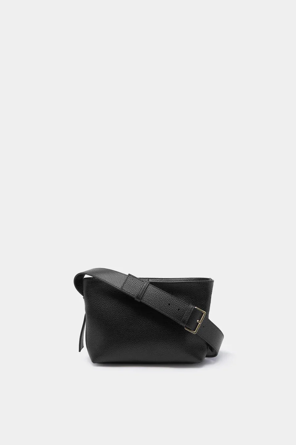 Bridie Leather Crossbody Bag Blk