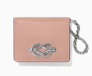 Brighton Pink Sand Interlock Harmony Sm Wallet