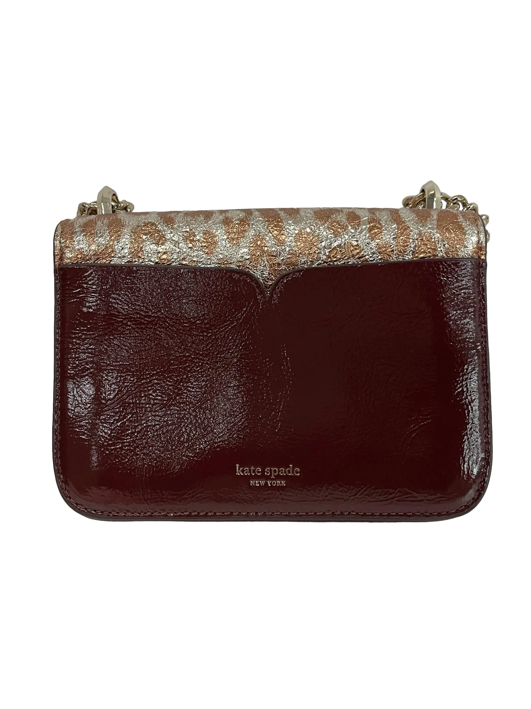 Brown Nicola Leather Crossbody Leopard Shoulder Bag