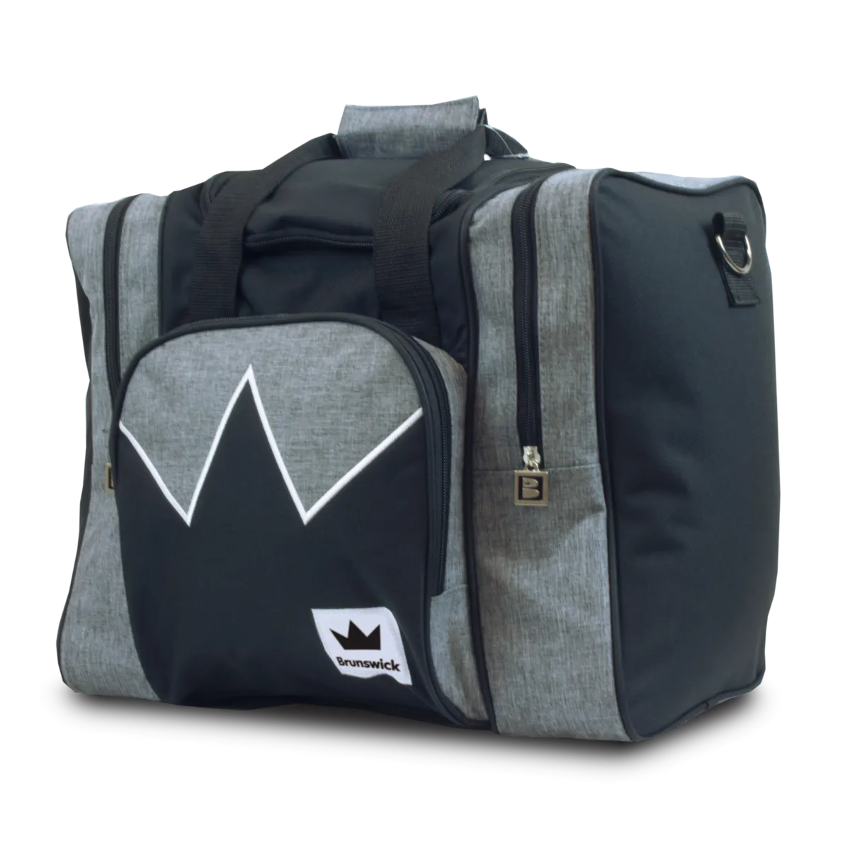 Brunswick Edge Single Tote- Grey/Black