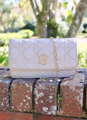 Brynleigh Clutch Crossbody NUDE QUILTED