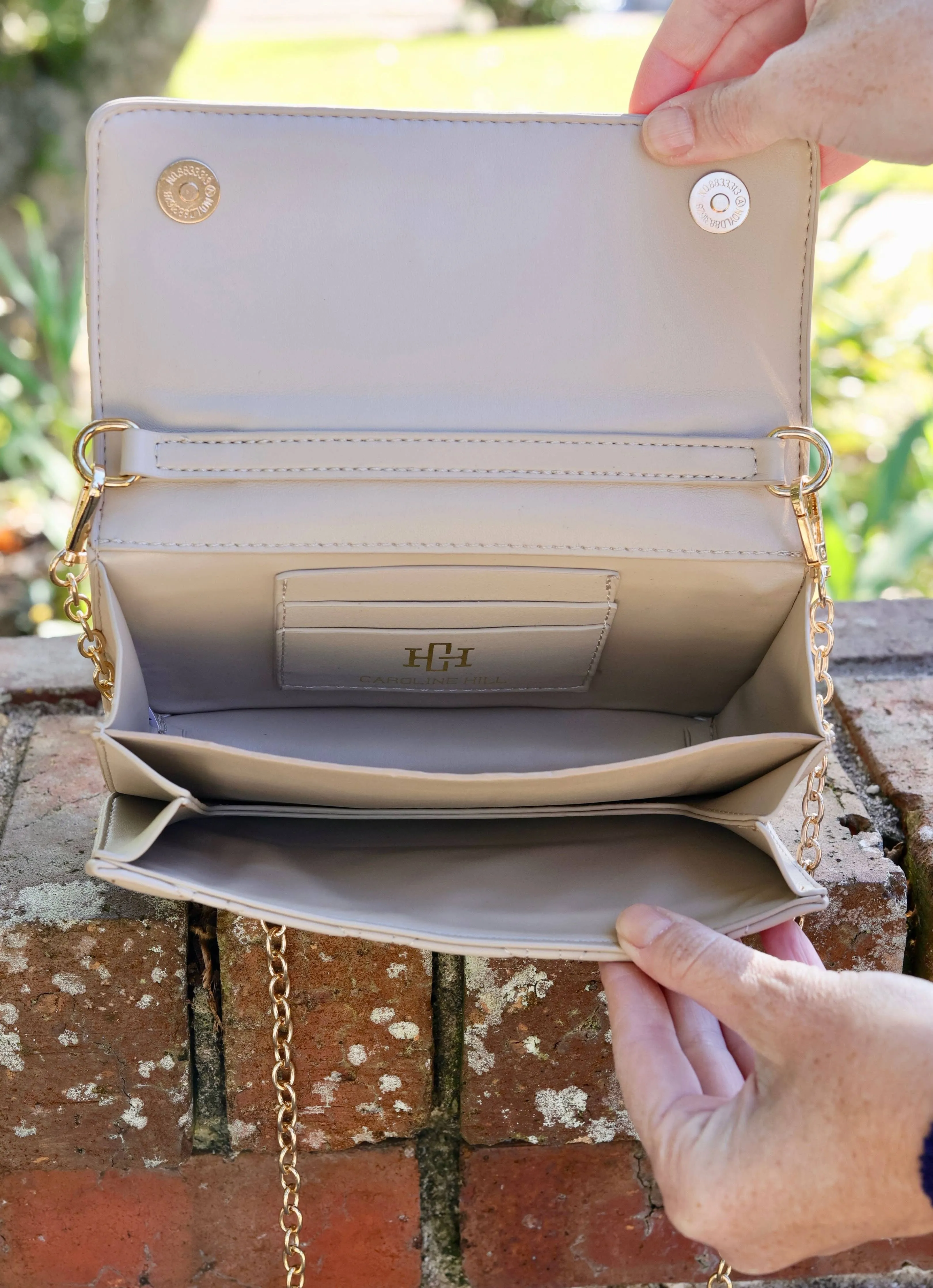 Brynleigh Clutch Crossbody NUDE QUILTED