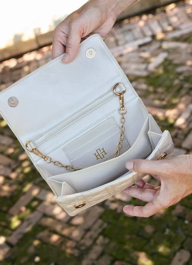 Brynleigh Clutch Crossbody PEARL QUILTED