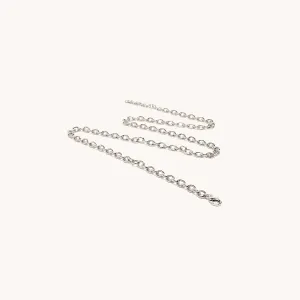 Cable Long Convertible Chain | Plated Brass