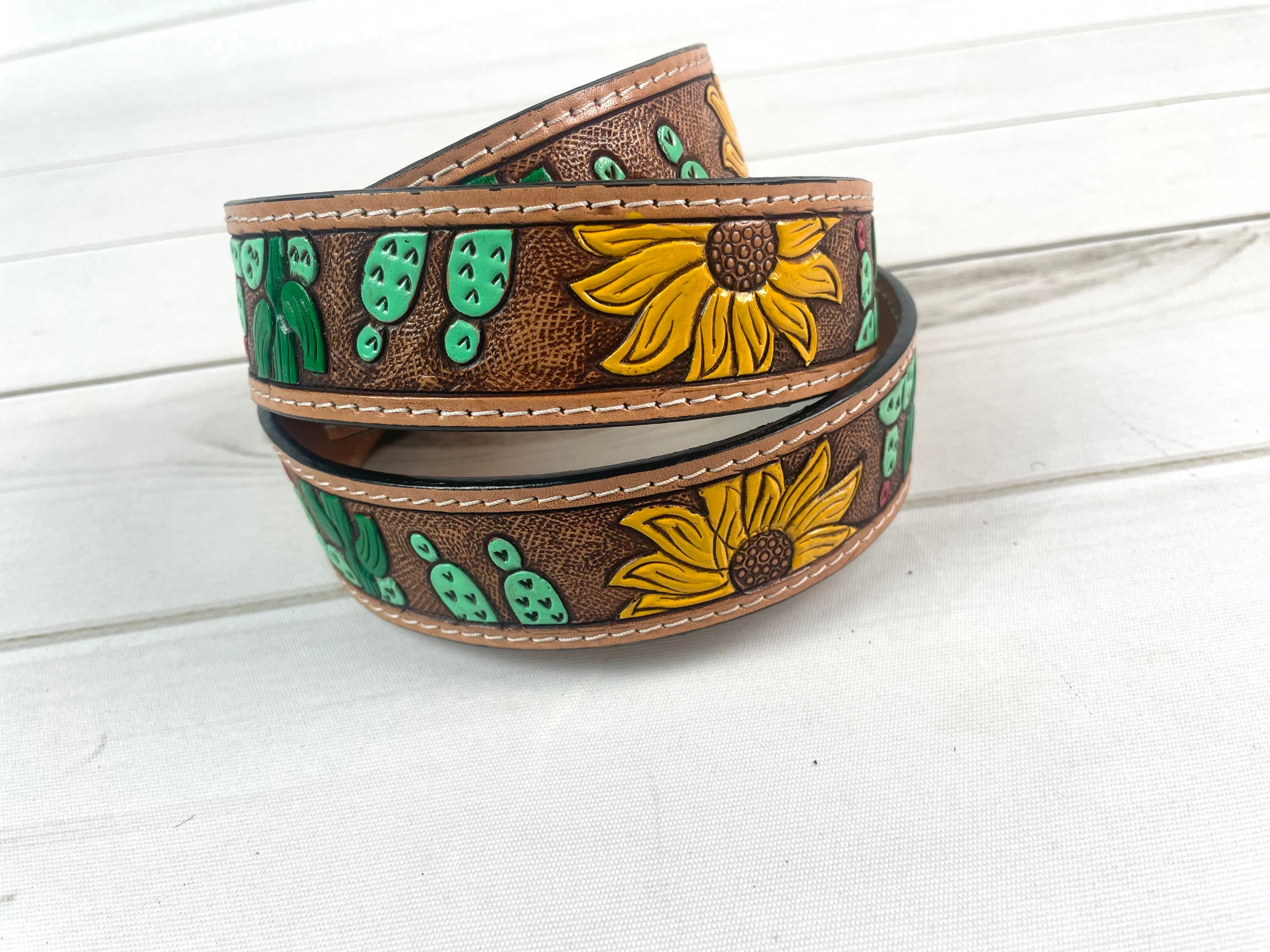 Cactus Sunflowers Crossbody Handbag Strap