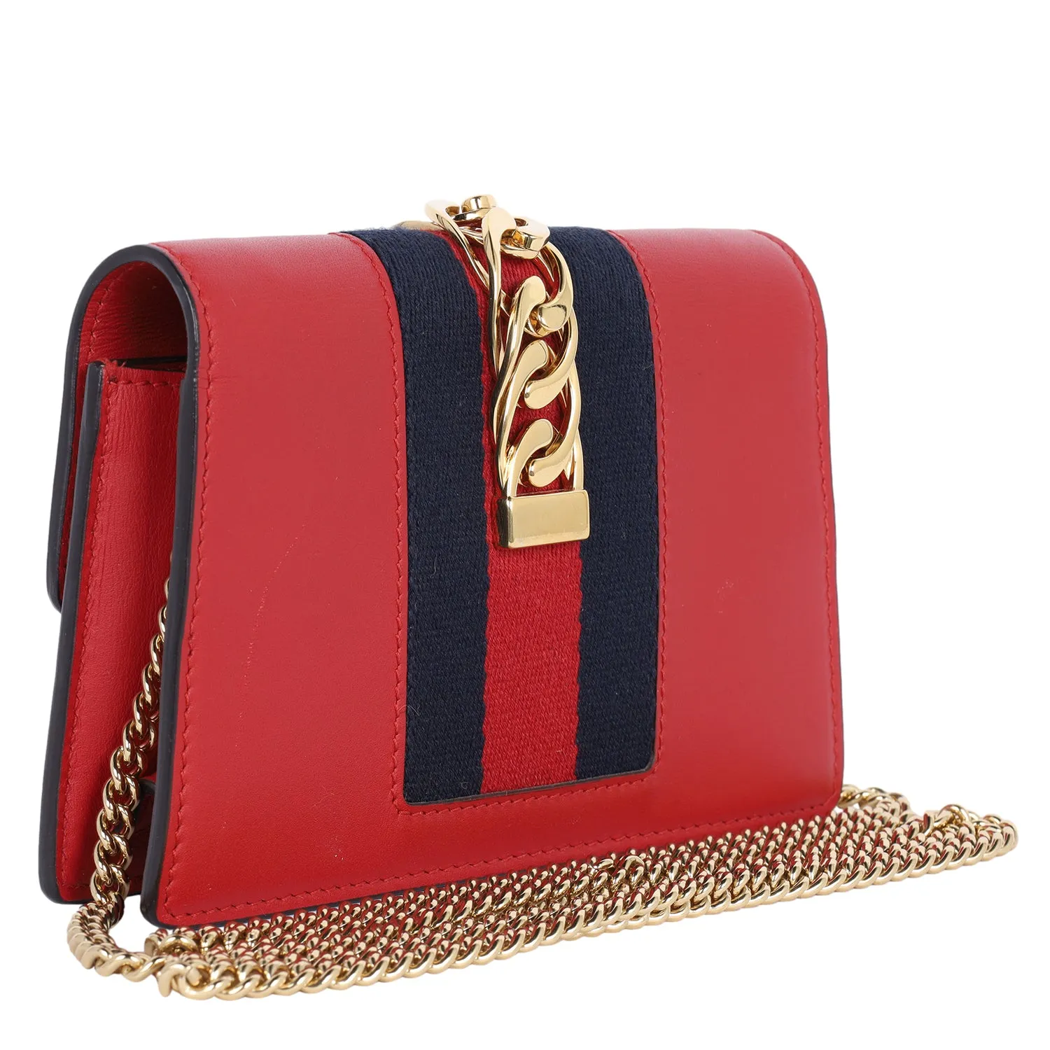 Calfskin Super Mini Sylvie Chain Crossbody Bag