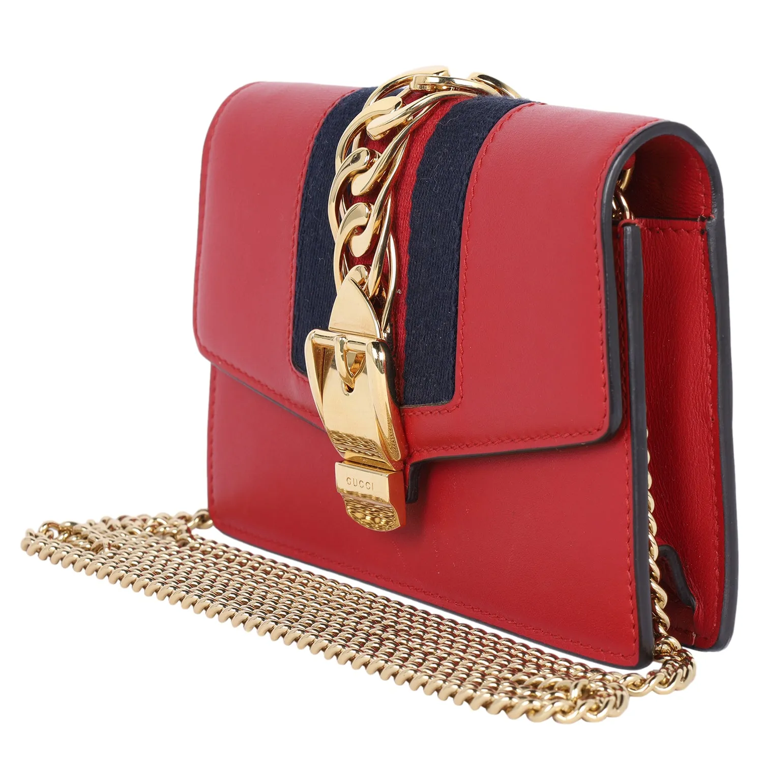 Calfskin Super Mini Sylvie Chain Crossbody Bag