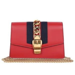 Calfskin Super Mini Sylvie Chain Crossbody Bag