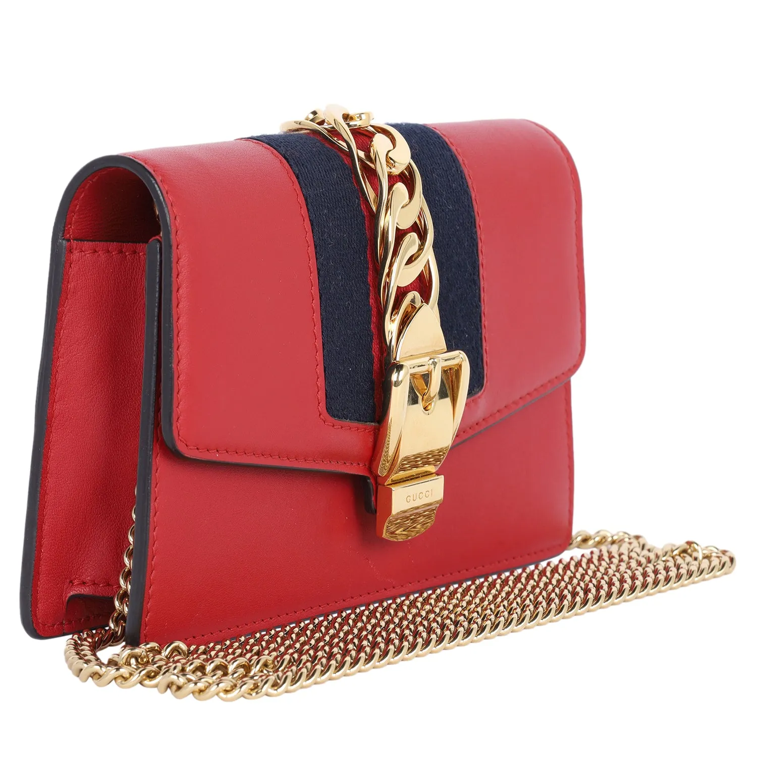 Calfskin Super Mini Sylvie Chain Crossbody Bag