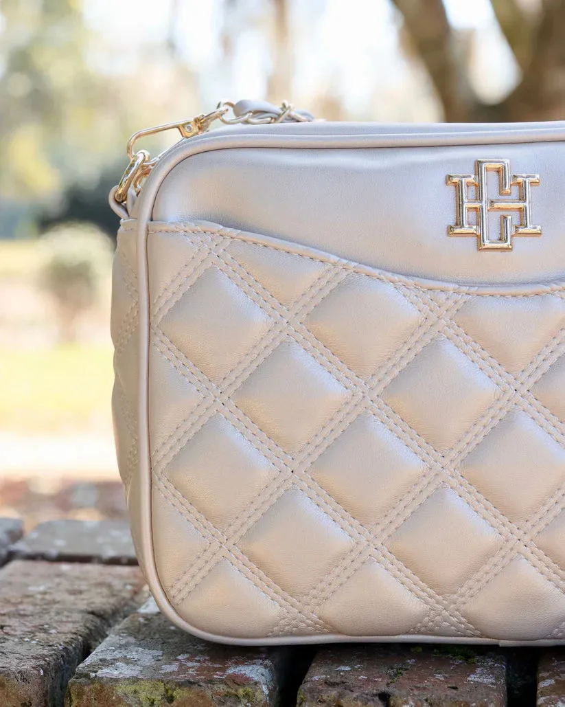 Caroline Hill - Fiona Crossbody "Pearl Quilted DQ"