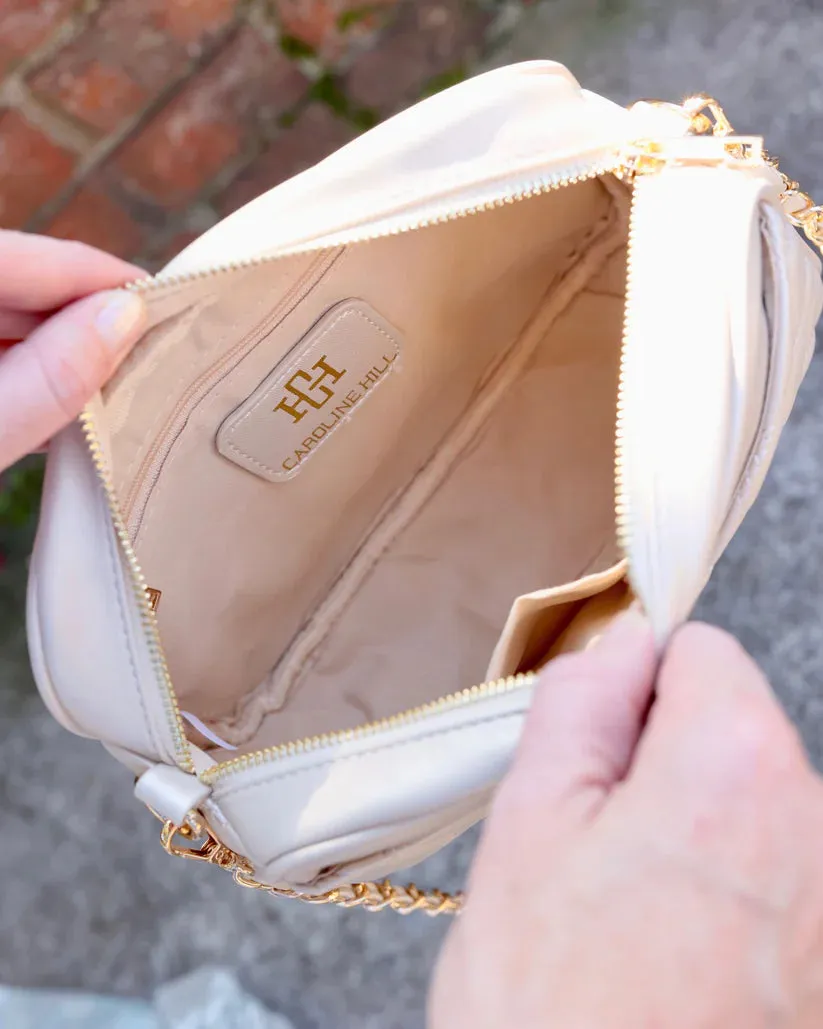 Caroline Hill - Fiona Crossbody "Pearl Quilted DQ"