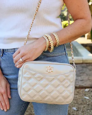 Caroline Hill - Fiona Crossbody "Pearl Quilted DQ"