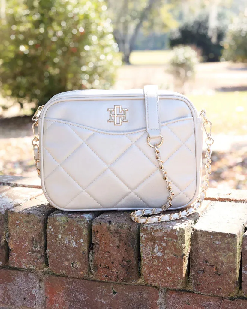 Caroline Hill - Fiona Crossbody "Pearl Quilted LD"