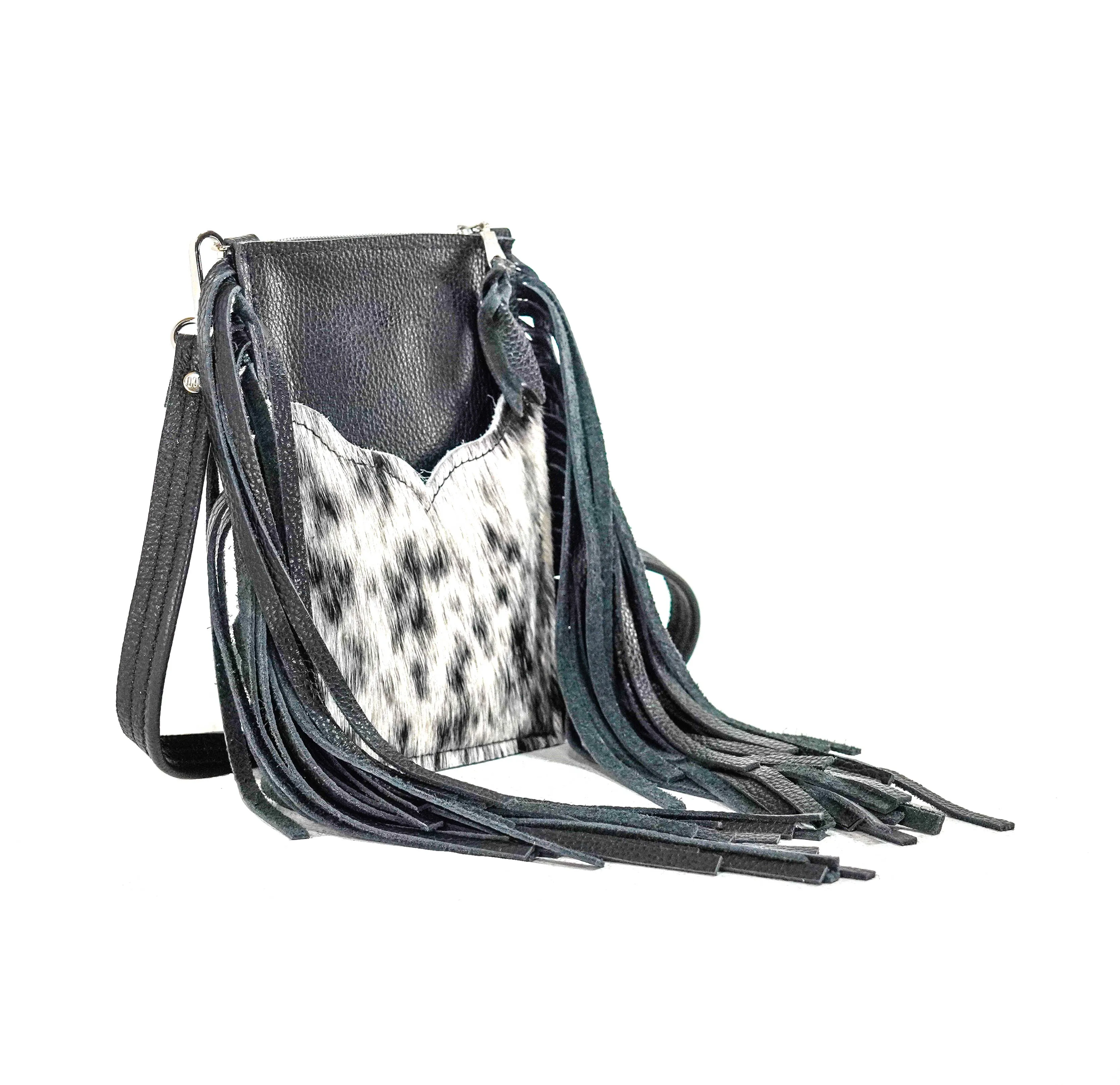Carrie - Black & White w/ Black Leather