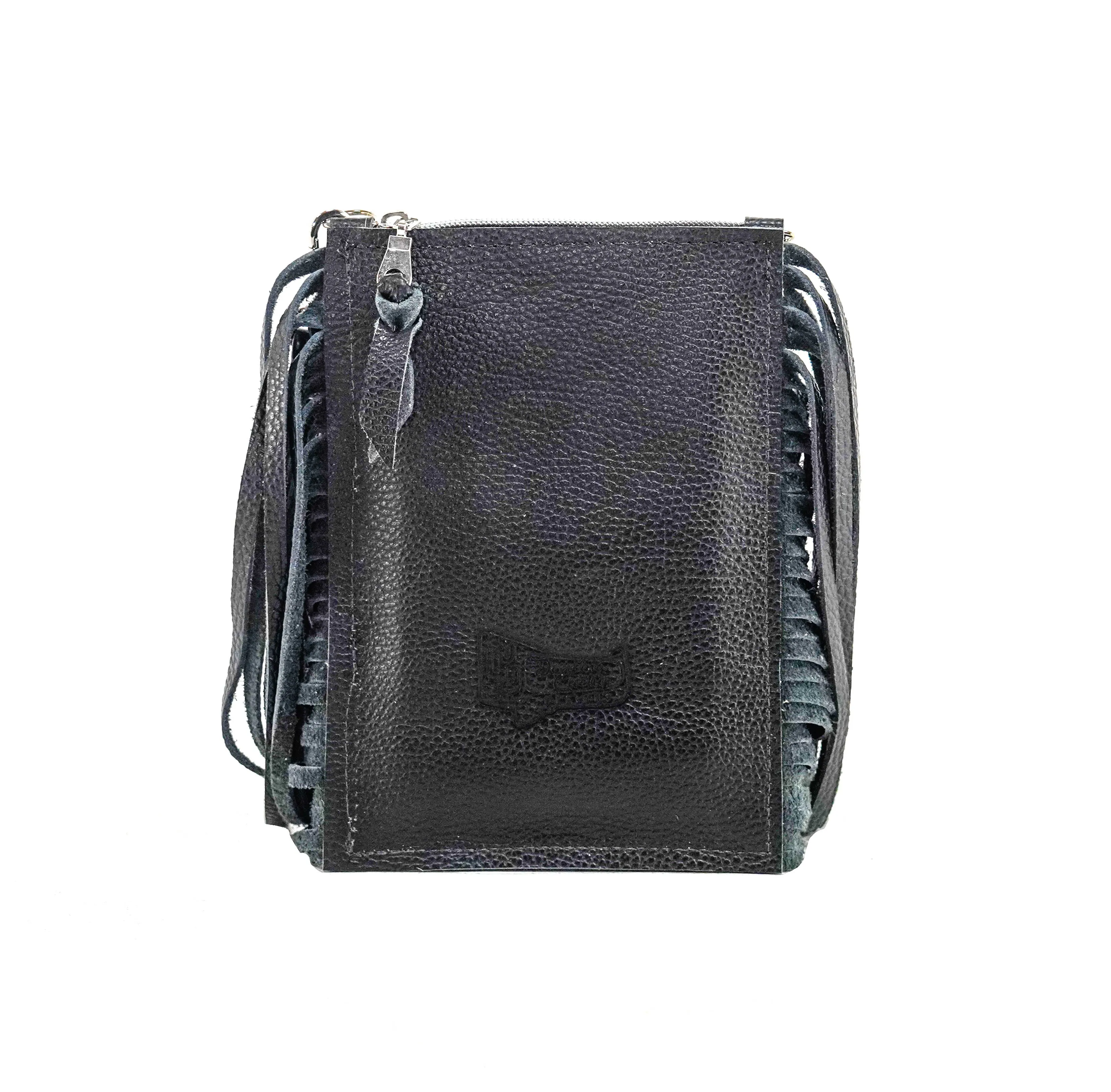 Carrie - Black & White w/ Black Leather