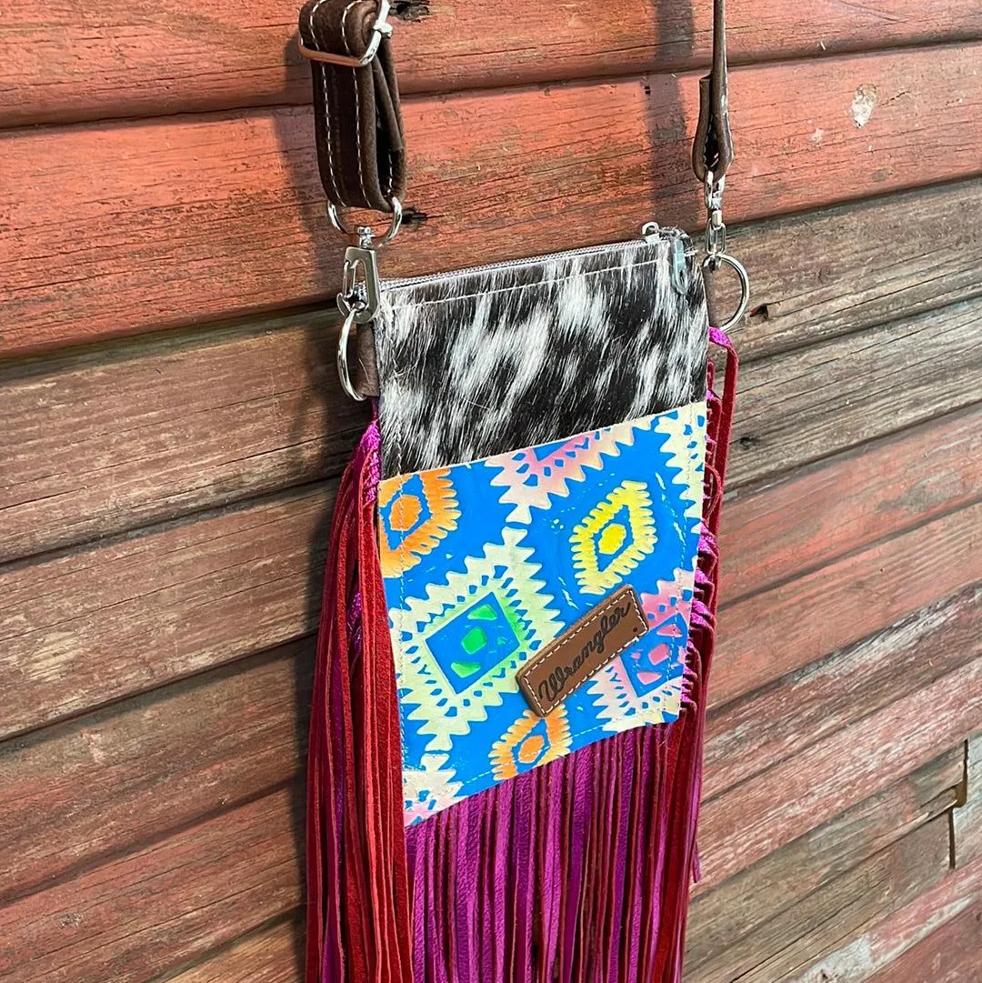 Carrie - Black & White w/ Neon Trip Navajo w/ Wrangler Patch