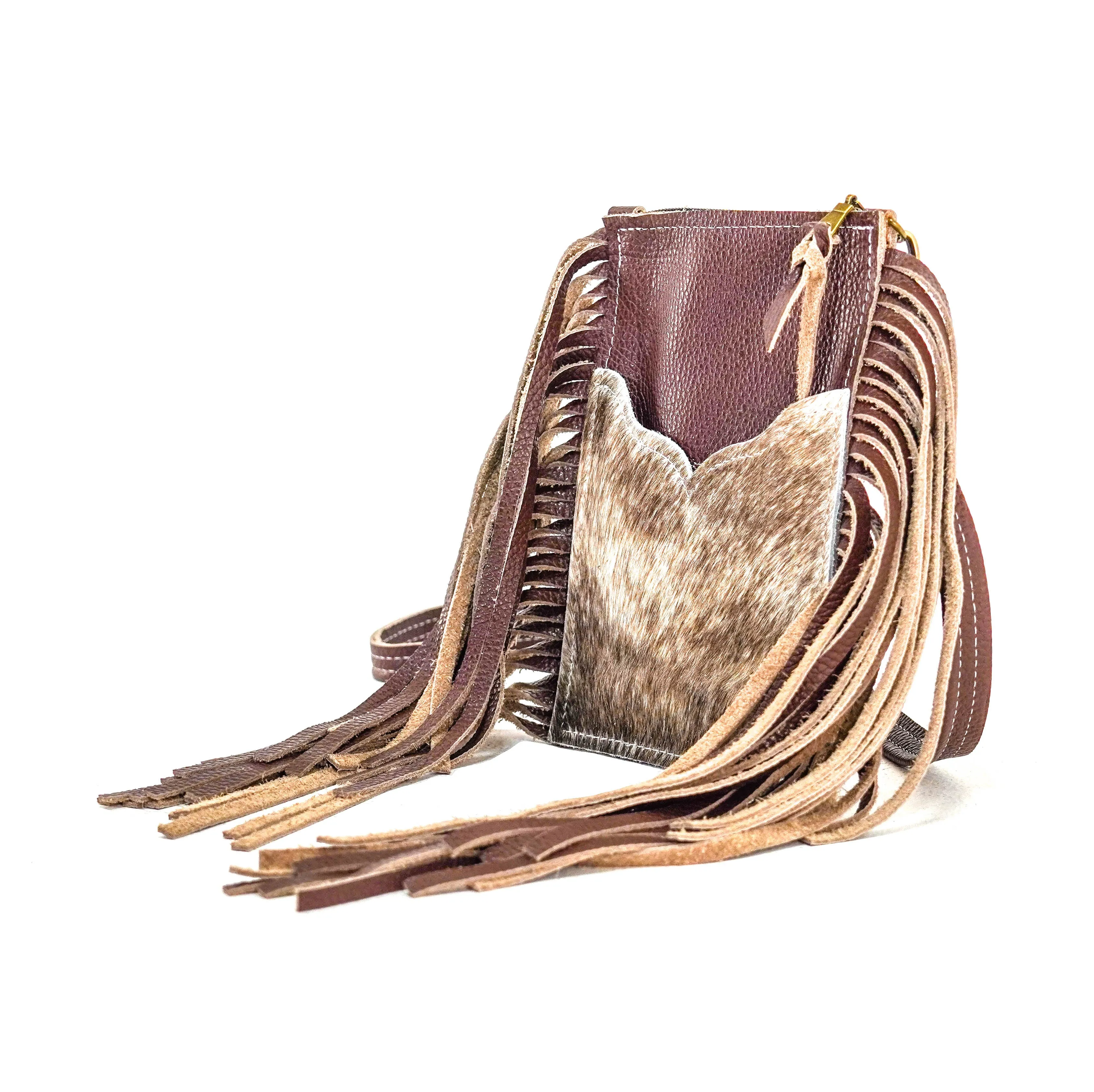 Carrie - Brindle w/ Mustang Leather