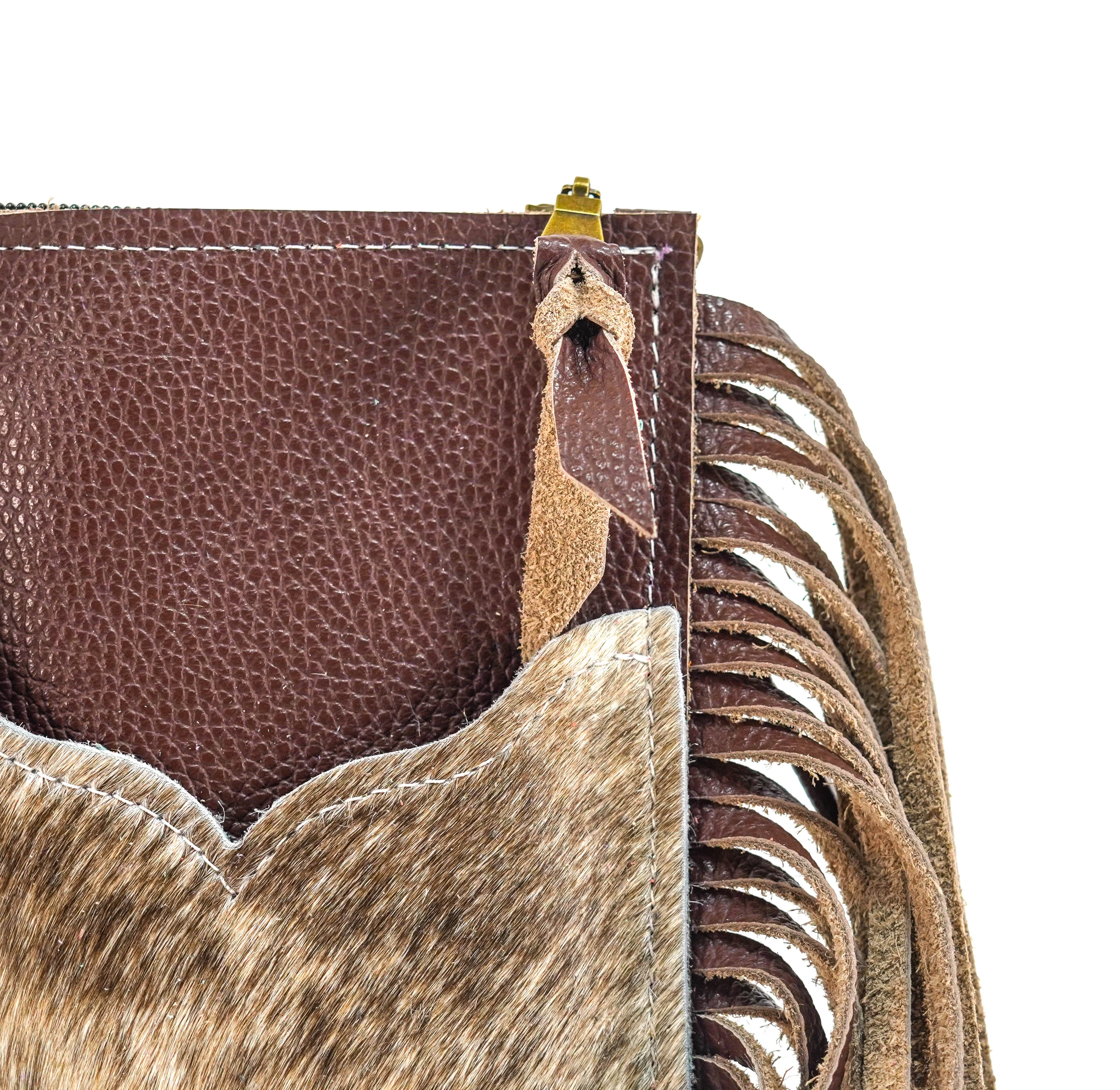 Carrie - Brindle w/ Mustang Leather