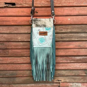 Carrie - Brindle w/ Turquoise Sand Aztec w/ Wrangler patch