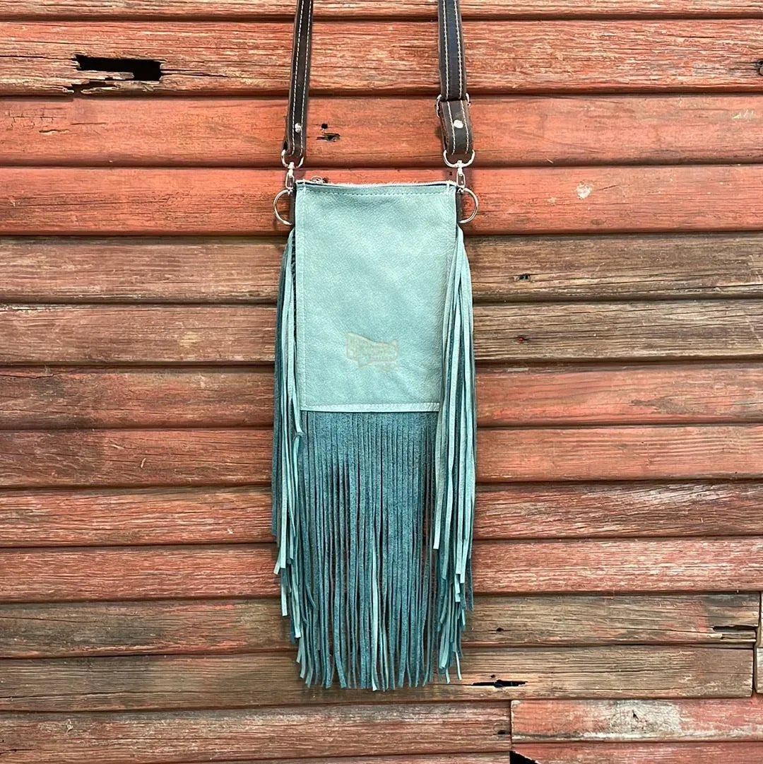 Carrie - Brindle w/ Turquoise Sand Aztec w/ Wrangler patch