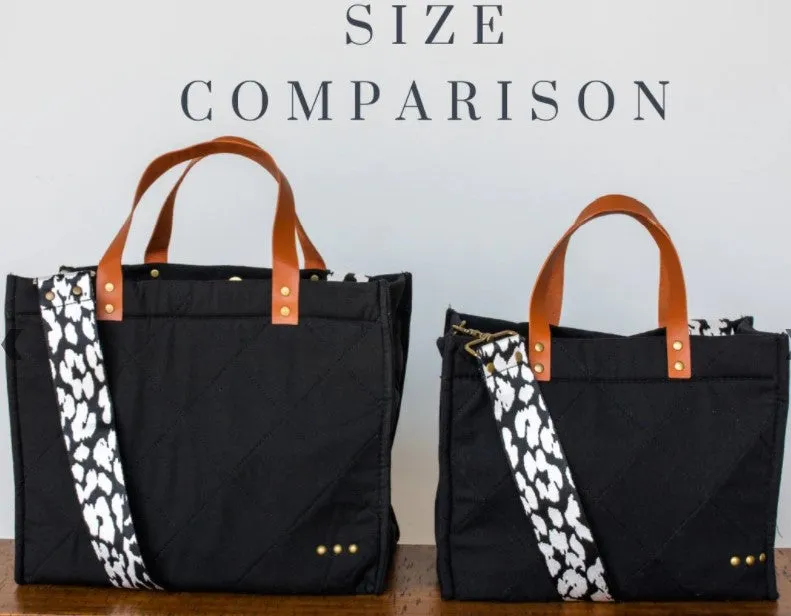 Carrie Crossbody Quilted Tote, Original Size