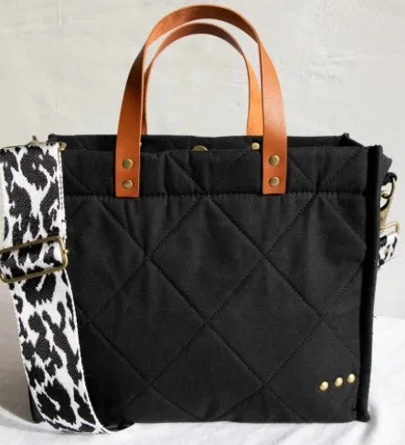 Carrie Crossbody Quilted Tote, Original Size