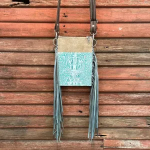 Carrie - Palomino w/ Turquoise Sand Croc
