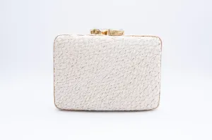 Cassia Clutch - White