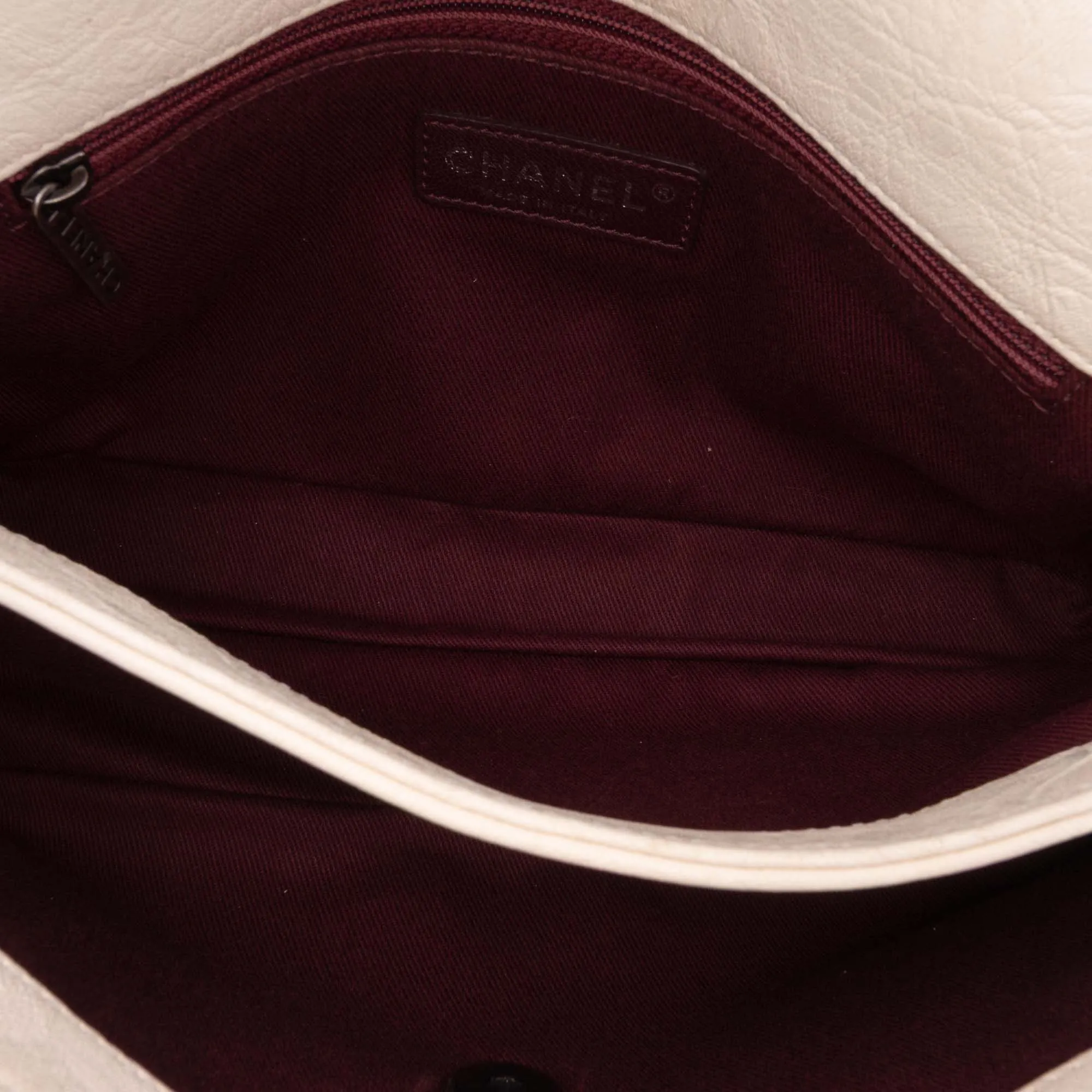 CC Quilted Aged Calfskin Flap