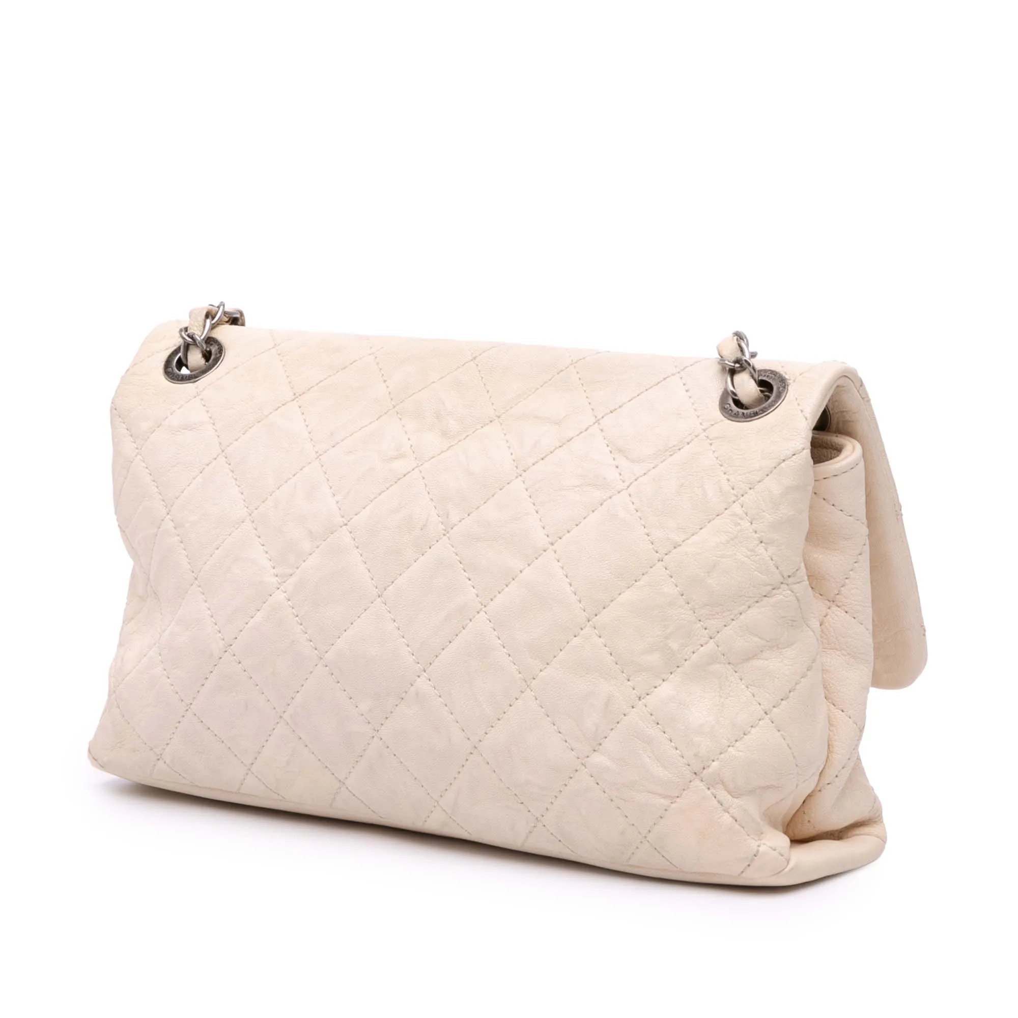 CC Quilted Aged Calfskin Flap