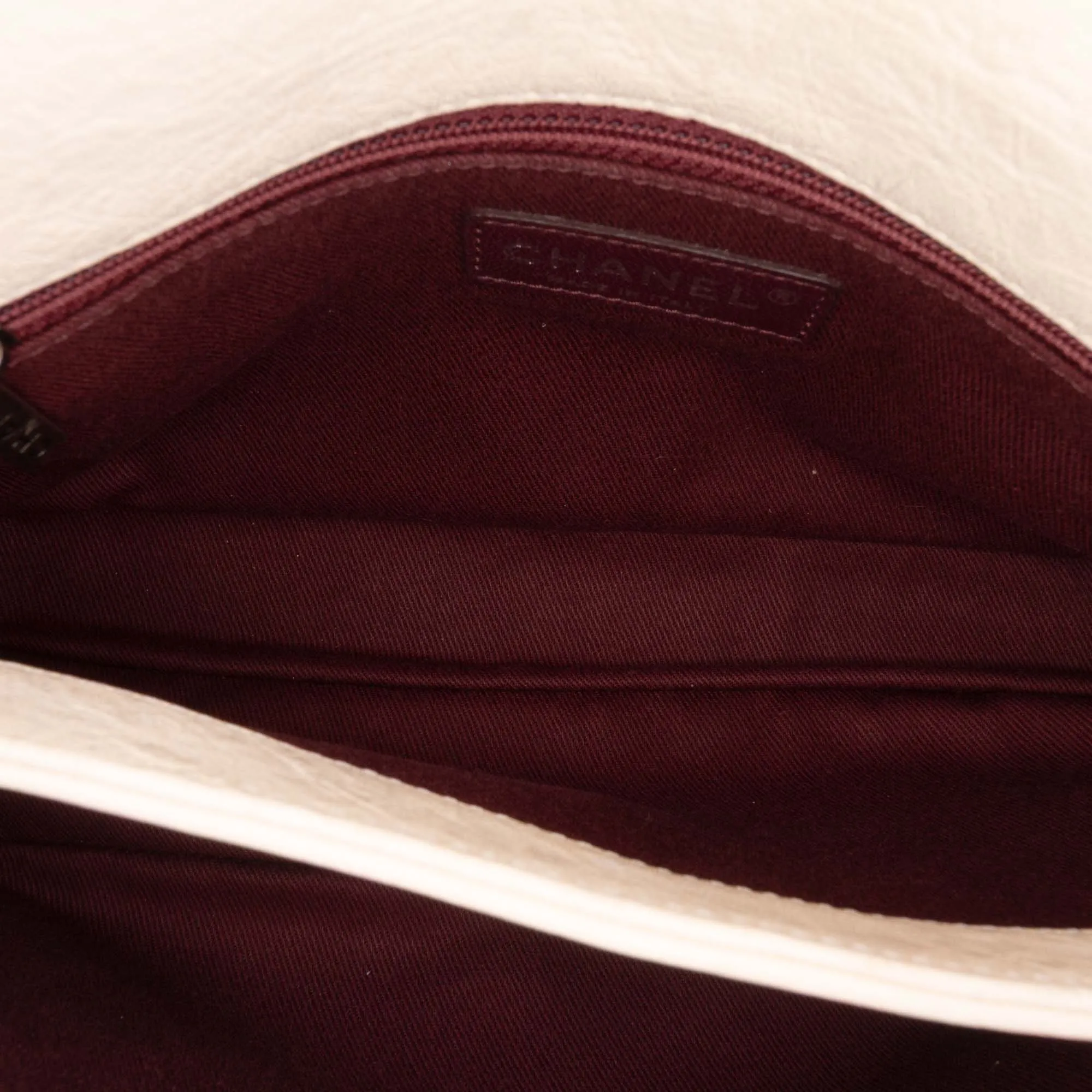 CC Quilted Aged Calfskin Flap
