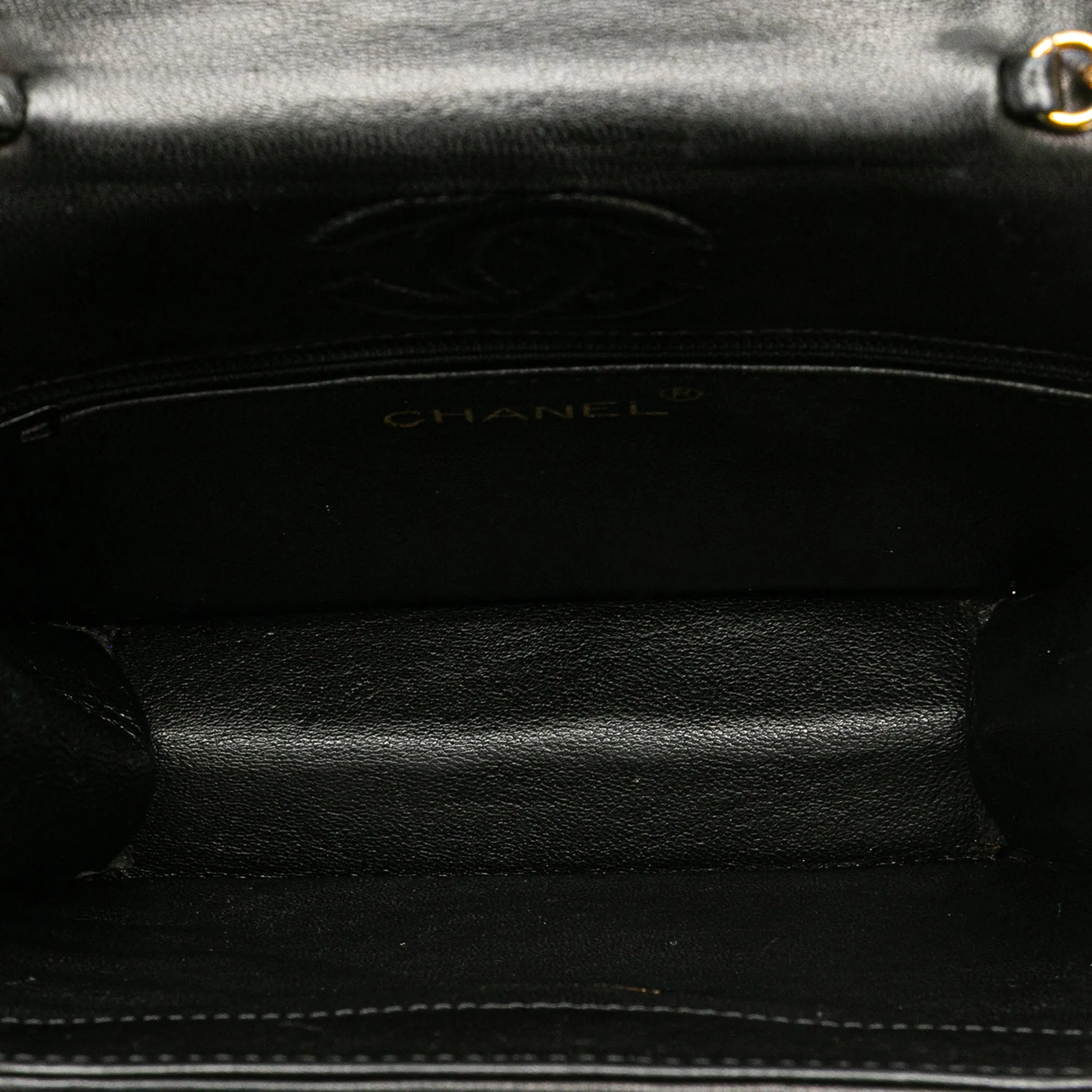 CC Quilted Lambskin Octagon Flap