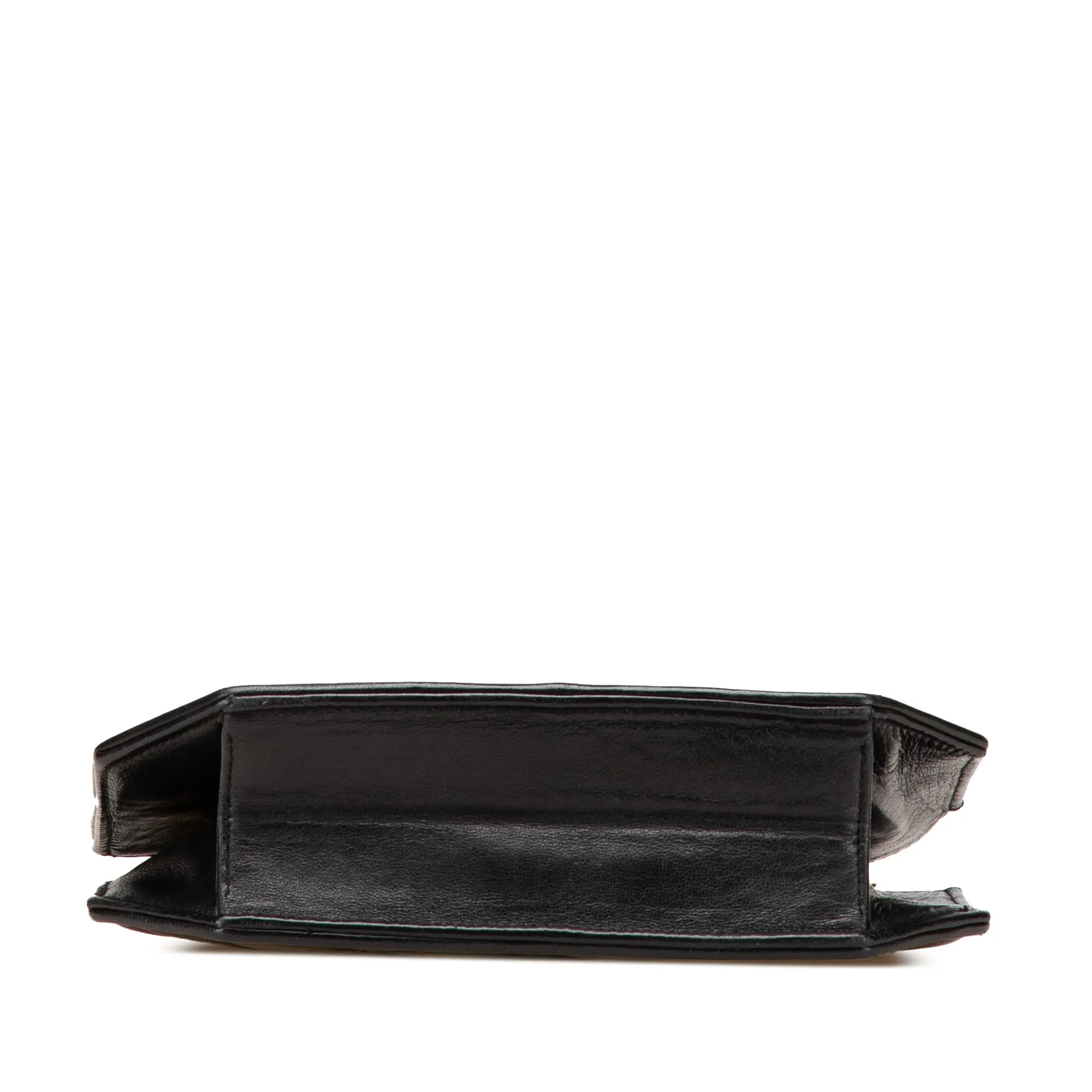 CC Quilted Lambskin Octagon Flap