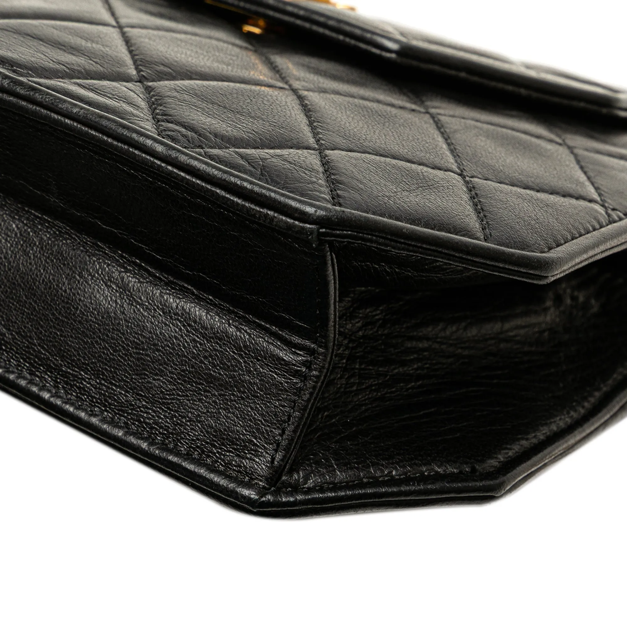 CC Quilted Lambskin Octagon Flap
