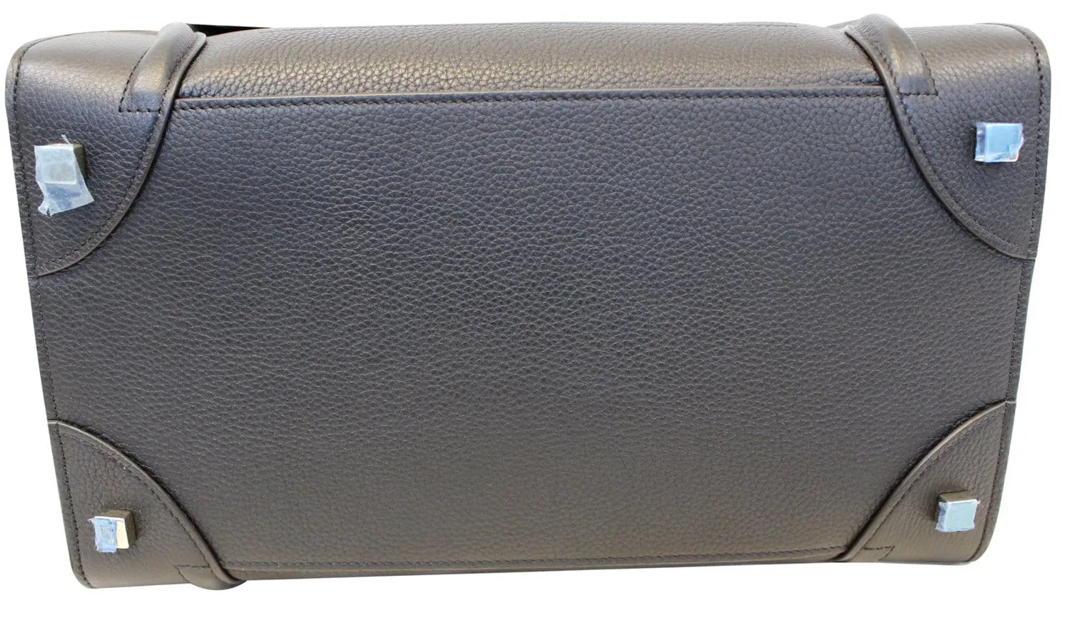 CELINE Drummed Leather Mini Luggage Tote Bag