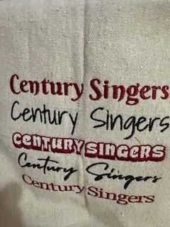Century Singers "Fonts" Tote