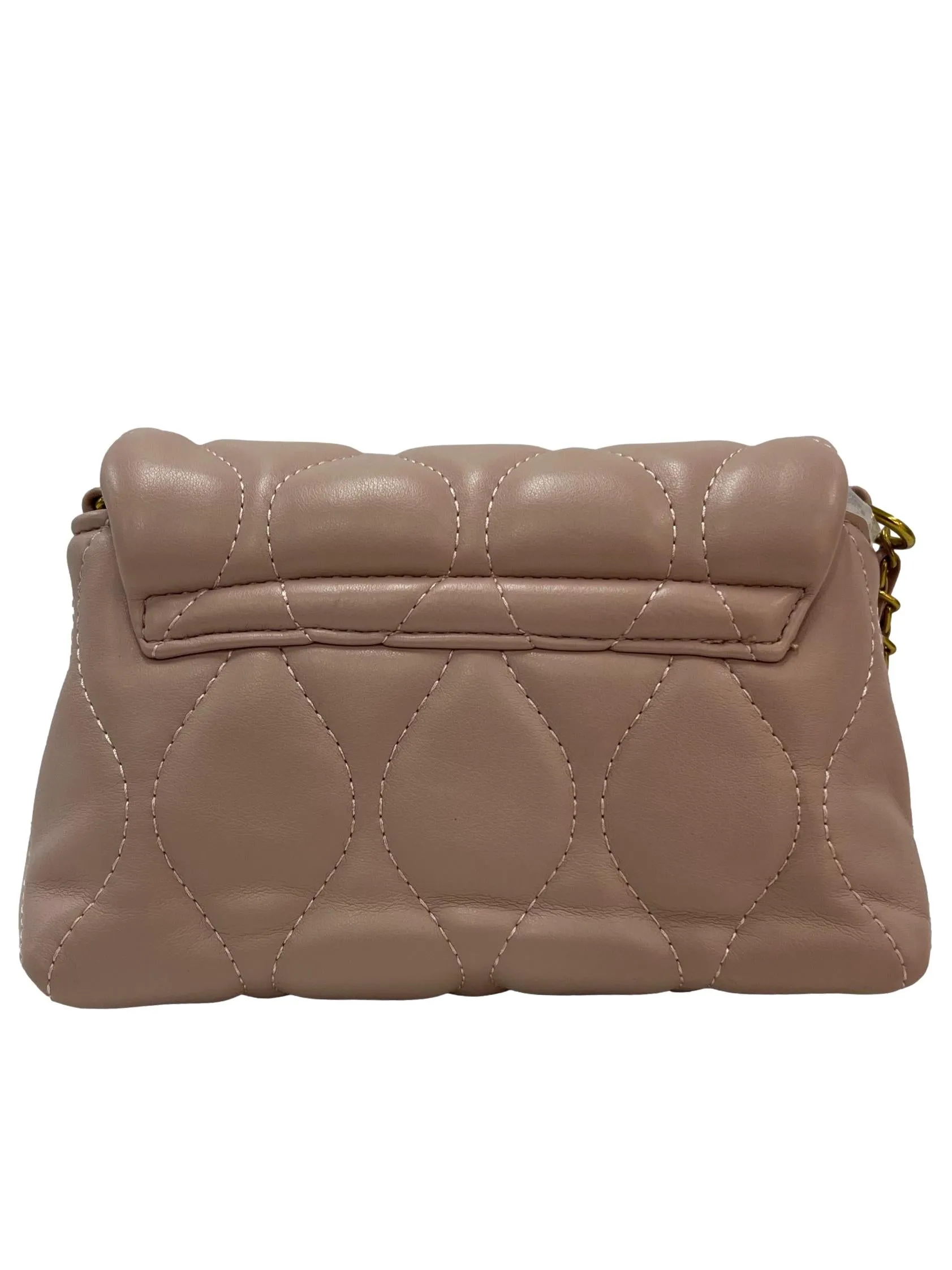 Chain Strap Crossbody Mini Bag - Pink