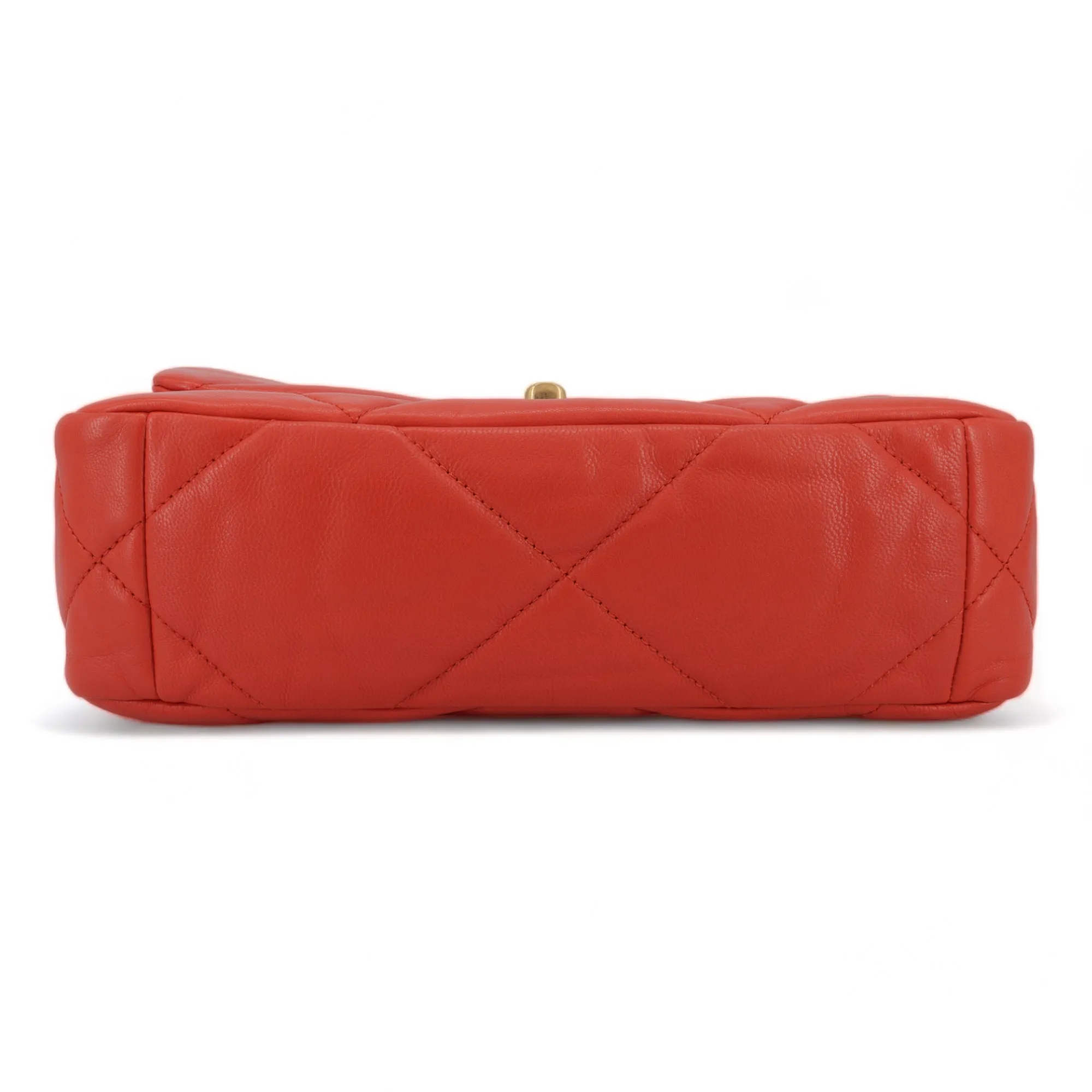 CHANEL 19 Small Flap Bag in Red Lambskin