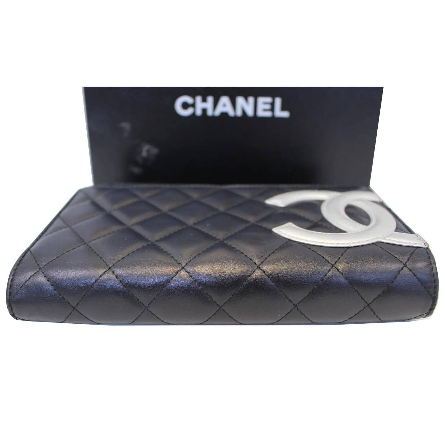 CHANEL Calfskin Quilted Cambon WOC Wallet On Chain