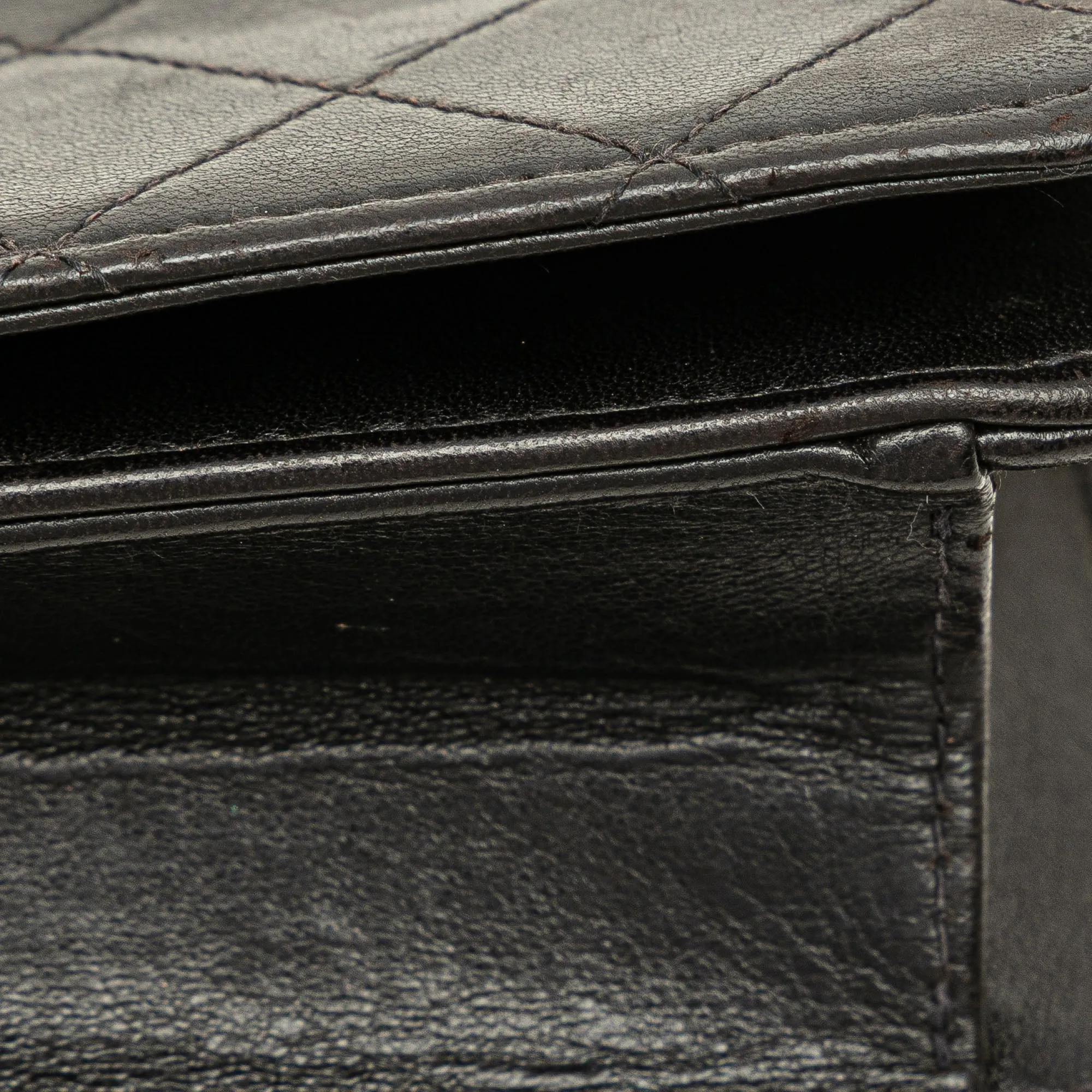 Chanel CC Quilted Lambskin Full Flap