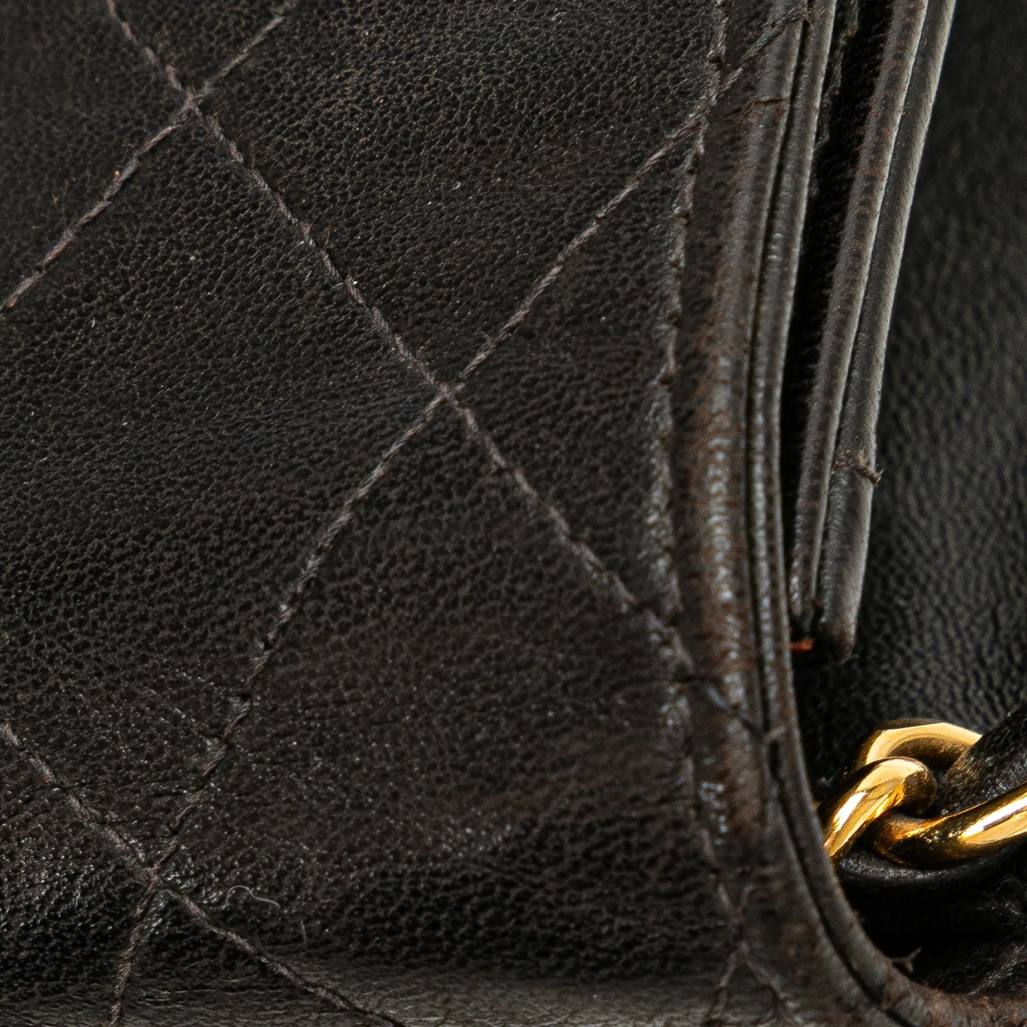 Chanel CC Quilted Lambskin Full Flap