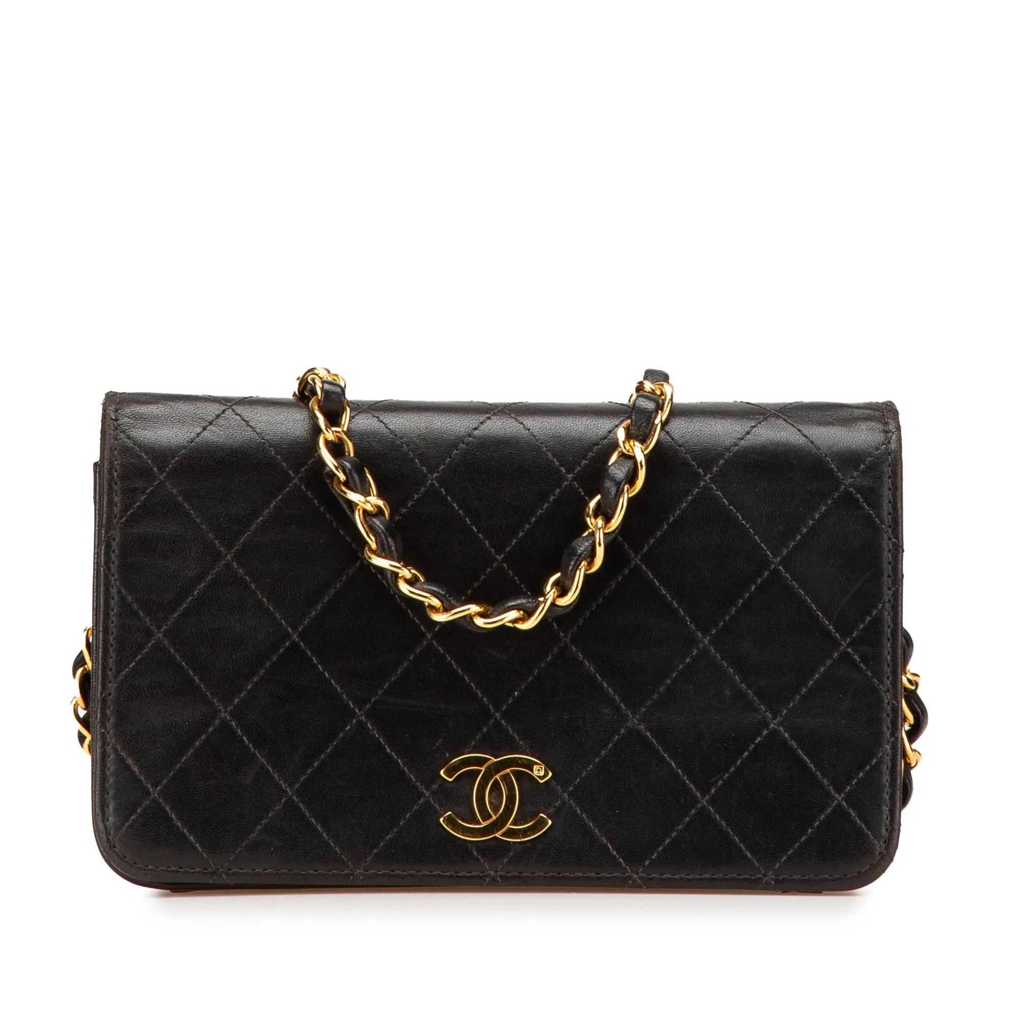 Chanel CC Quilted Lambskin Full Flap