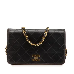 Chanel CC Quilted Lambskin Full Flap
