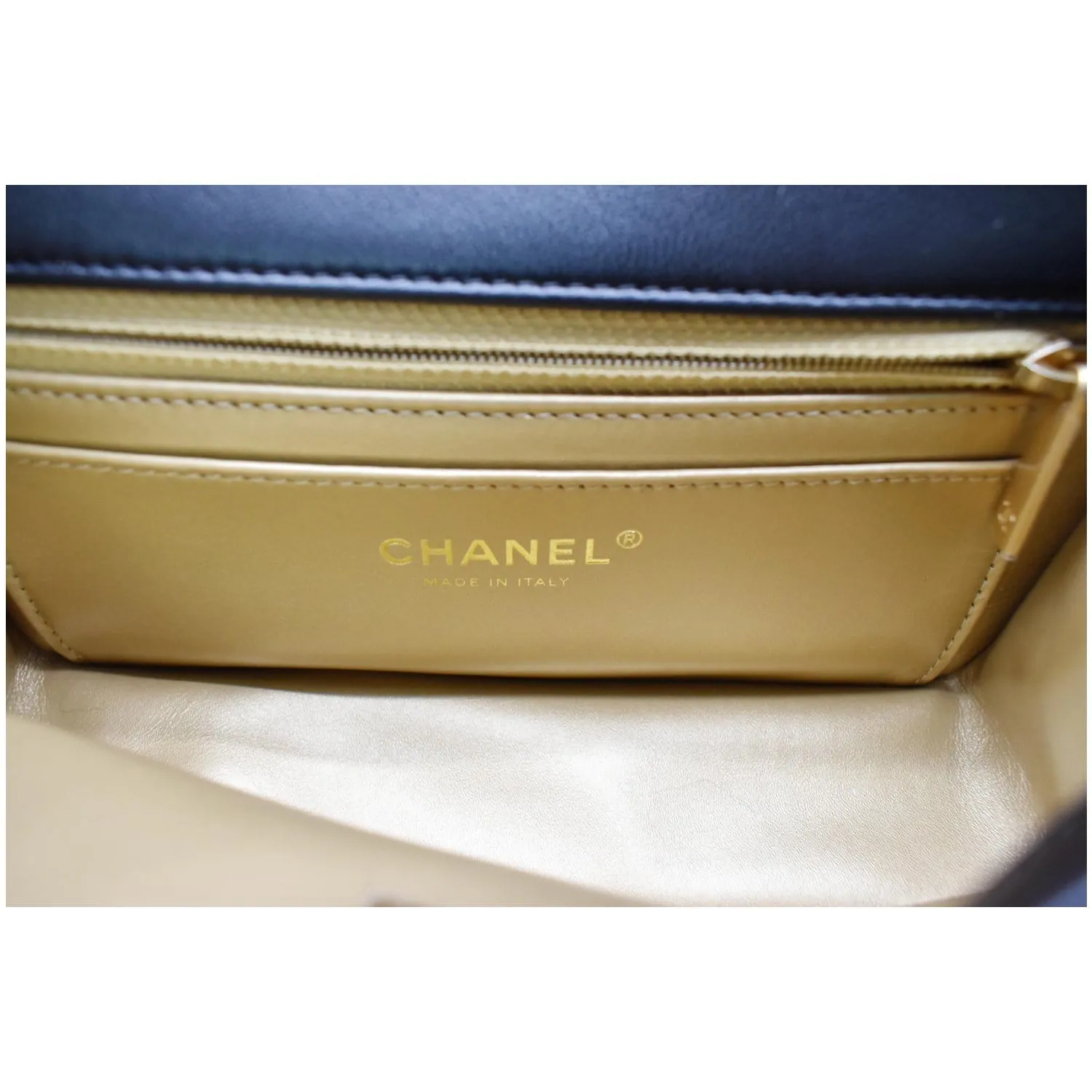 CHANEL Pearl Crush Mini Rectangular Flap Quilted Leather Crossbody Bag Black