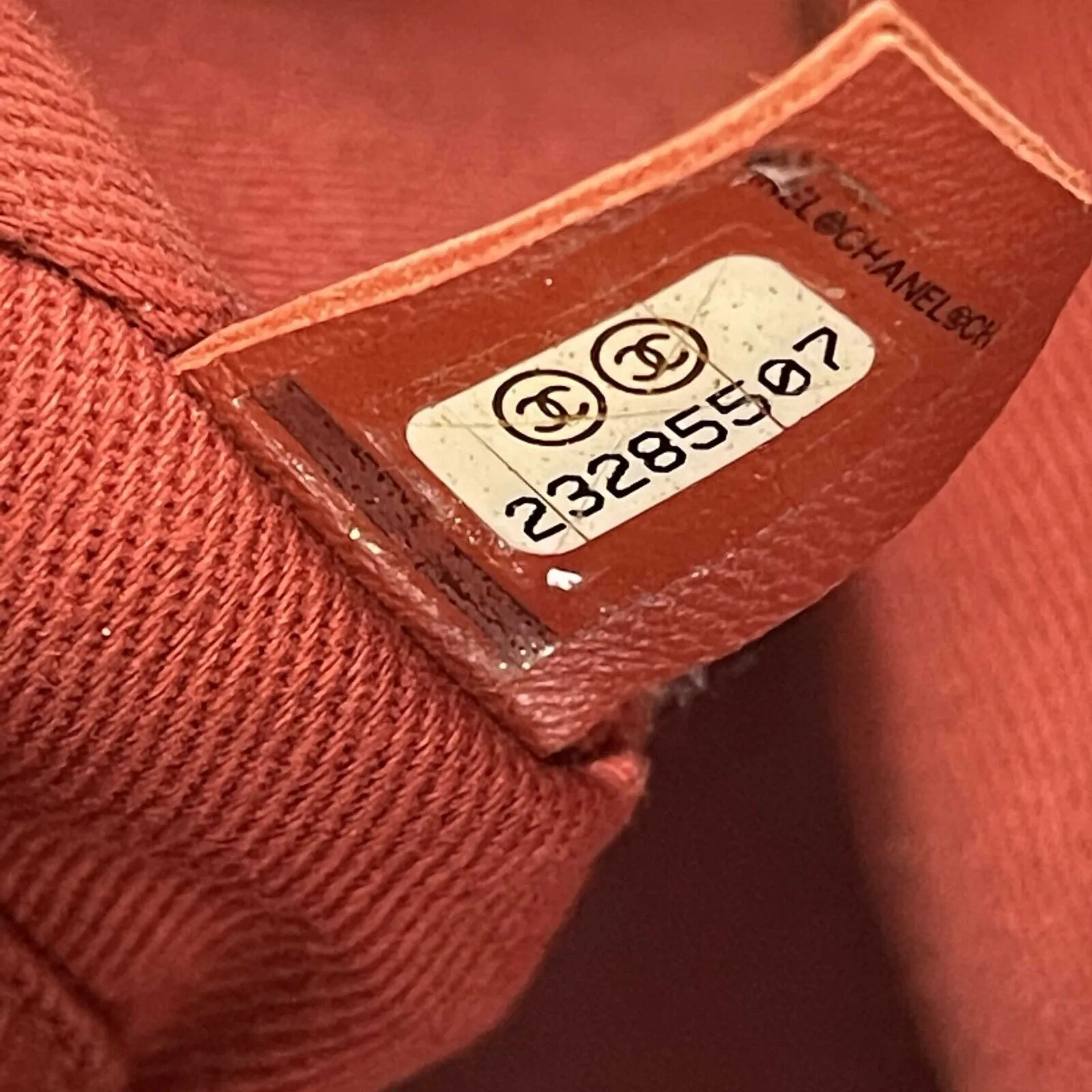 CHANEL - Sac Bowling Bag in Red Caviar Leather - Top Handle W/ Shoulder Strap