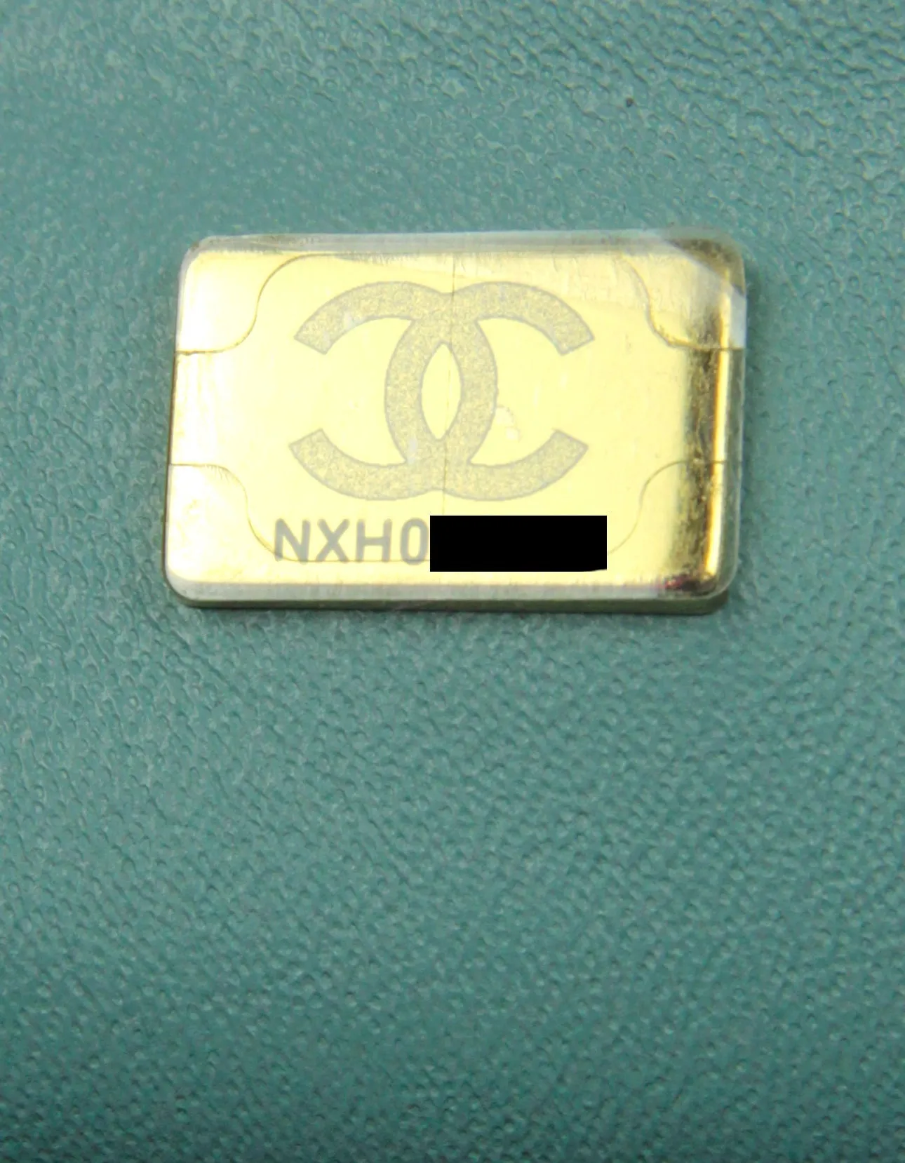 Chanel Seafoam Green Lambskin Quilted Rectangular Mini Flap Bag