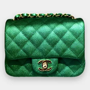Chanel Square Mini in Emerald