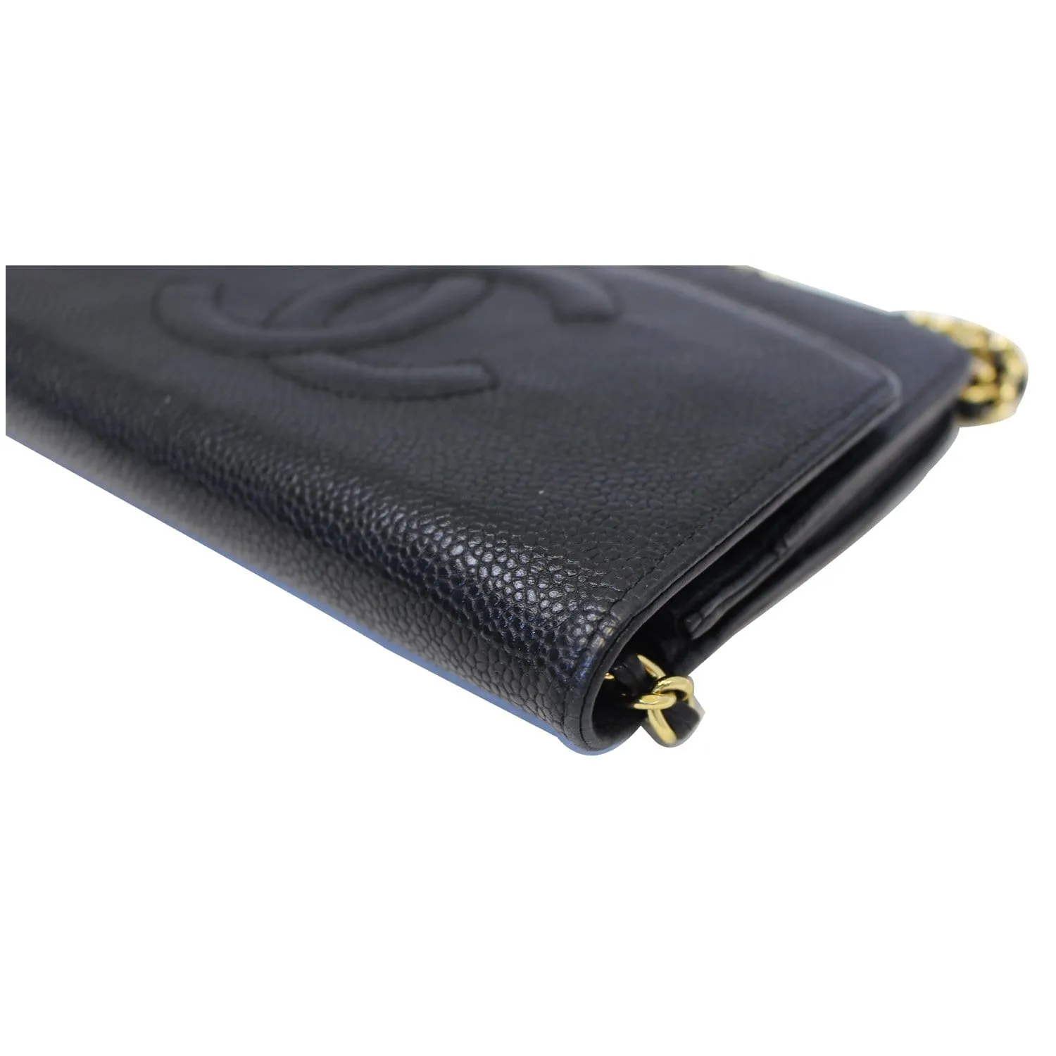 CHANEL Timeless WOC Caviar Leather Clutch Crossbody Bag Black